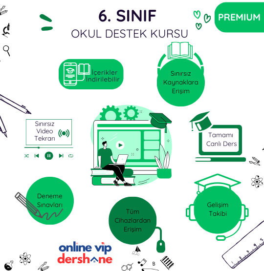 PREMİUM - 6.SINIF OKULA DESTEK KURSU