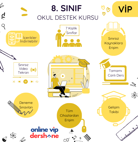 VİP - 8.SINIF OKULA DESTEK KURSU