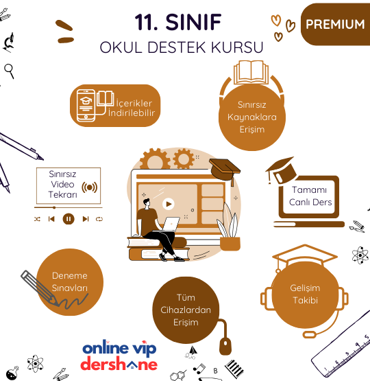 PREMİUM - 11.SINIF OKULA DESTEK KURSU (SAYISAL)