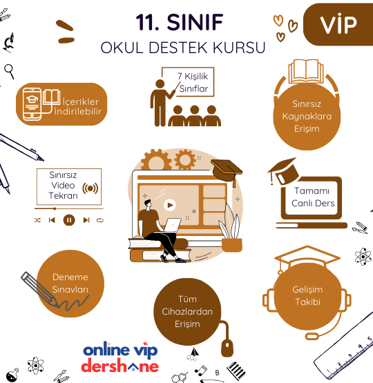 VİP - 11.SINIF OKULA DESTEK KURSU (SAYISAL)